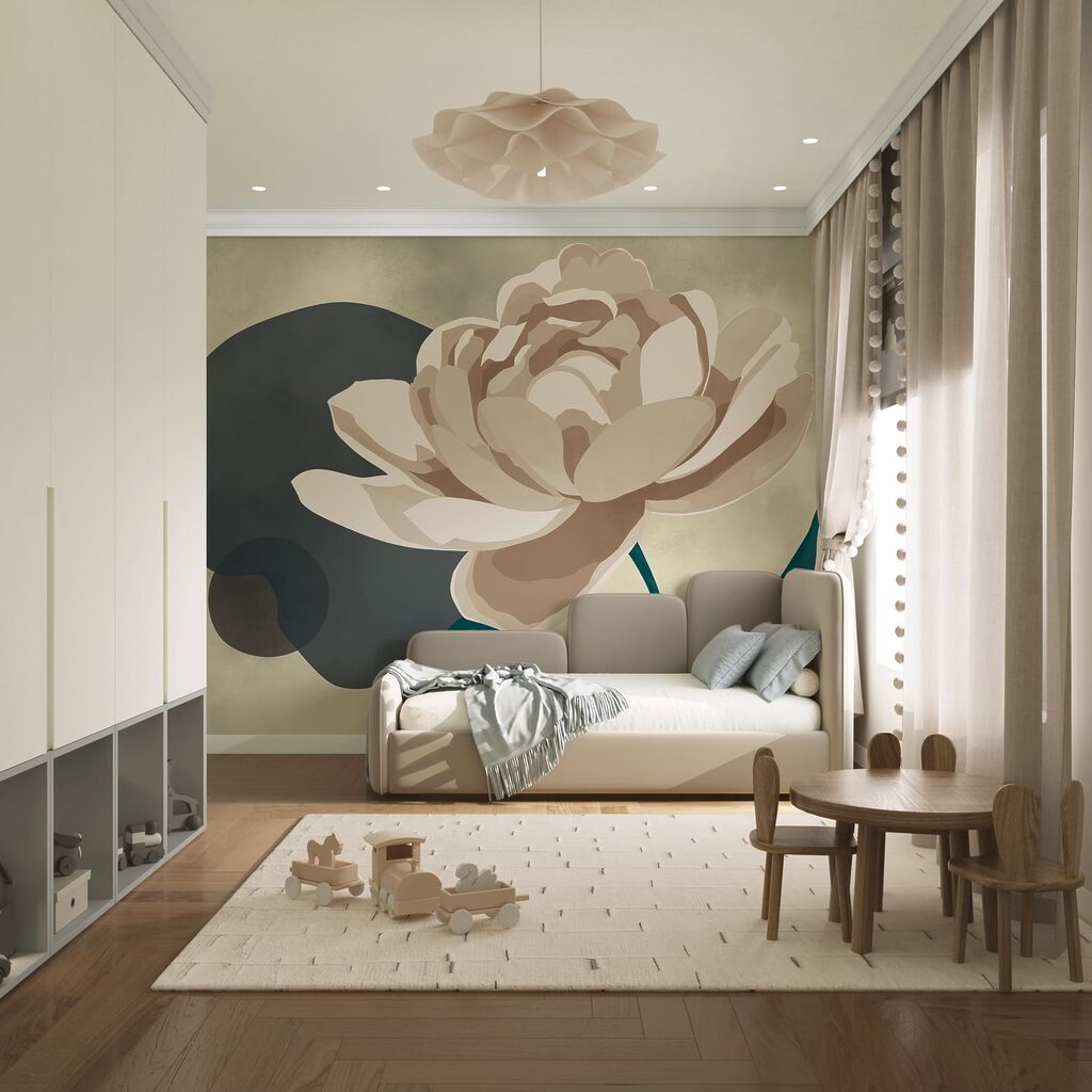 Grande fiore stilizzato — ambiente 3