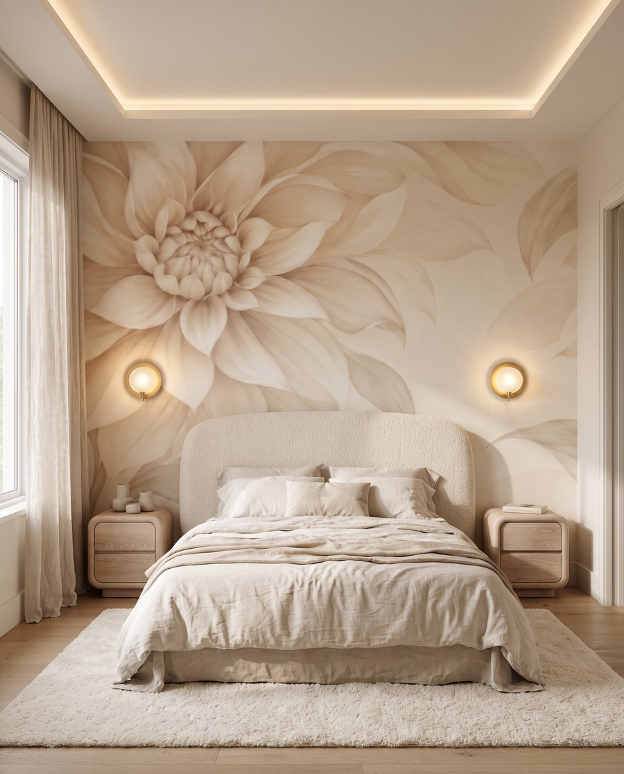 Grandi fiori ai bordi — ambiente 2