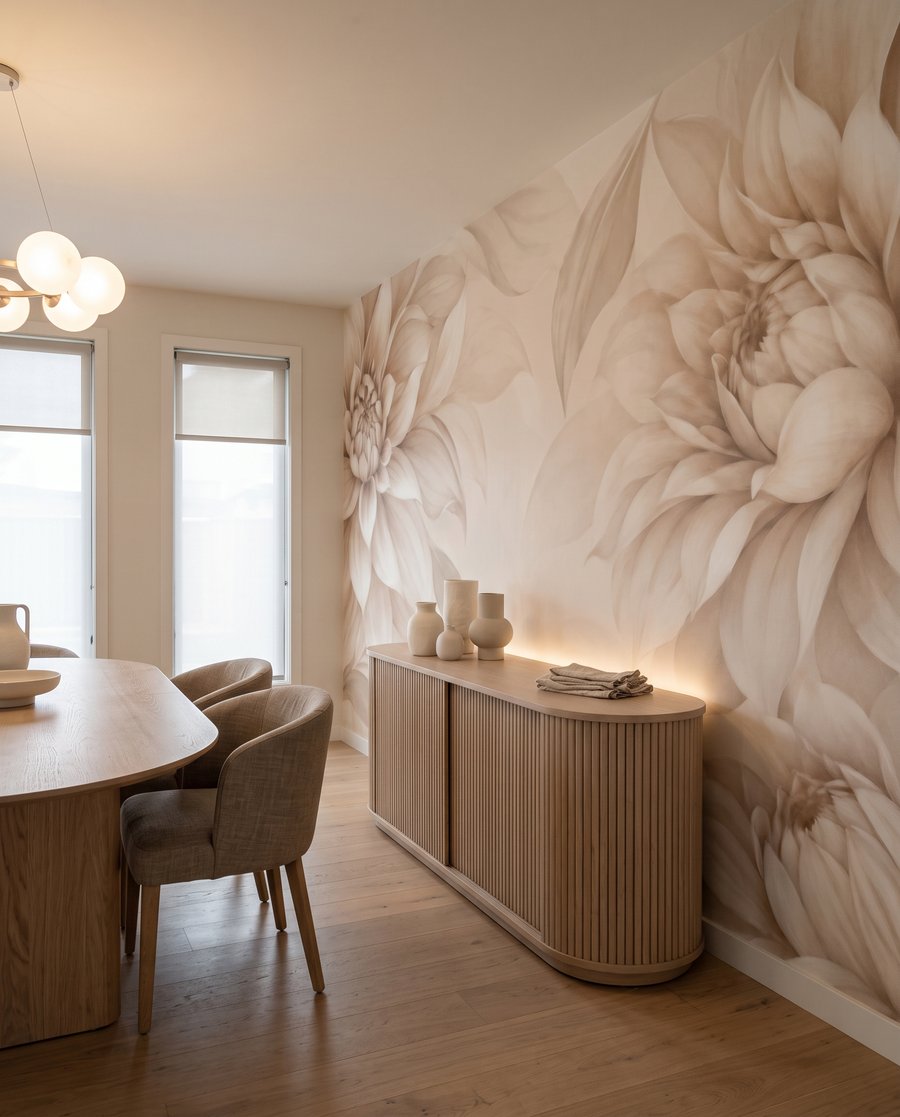 Grandi fiori ai bordi — ambiente 4