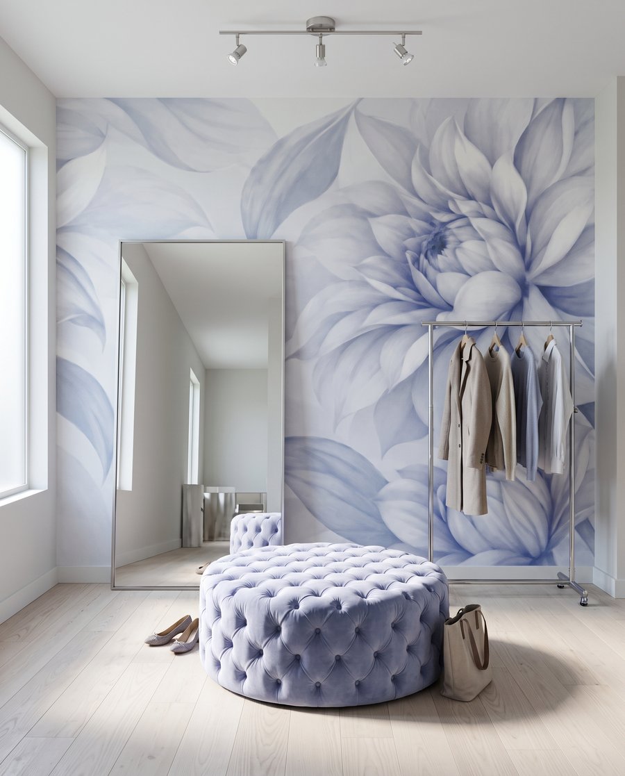 Grandi fiori ai bordi — ambiente 1
