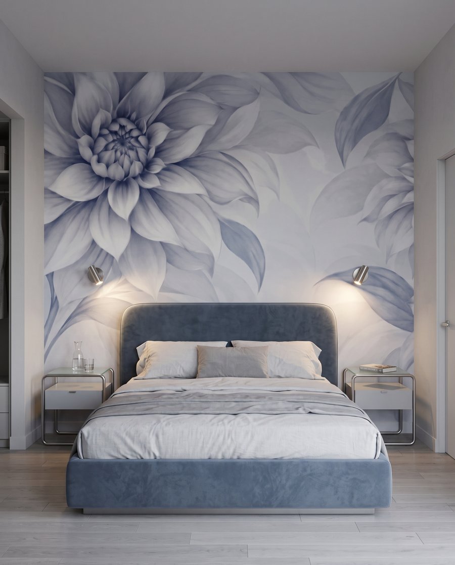 Grandi fiori ai bordi — ambiente 2