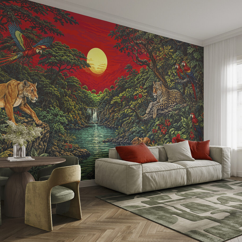 Giungla sotto cielo rosso — ambiente 2