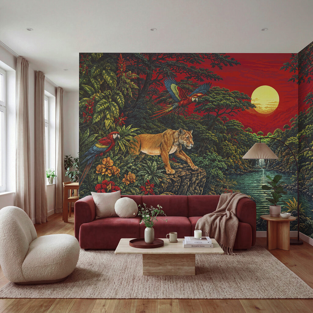 Giungla sotto cielo rosso — ambiente 4