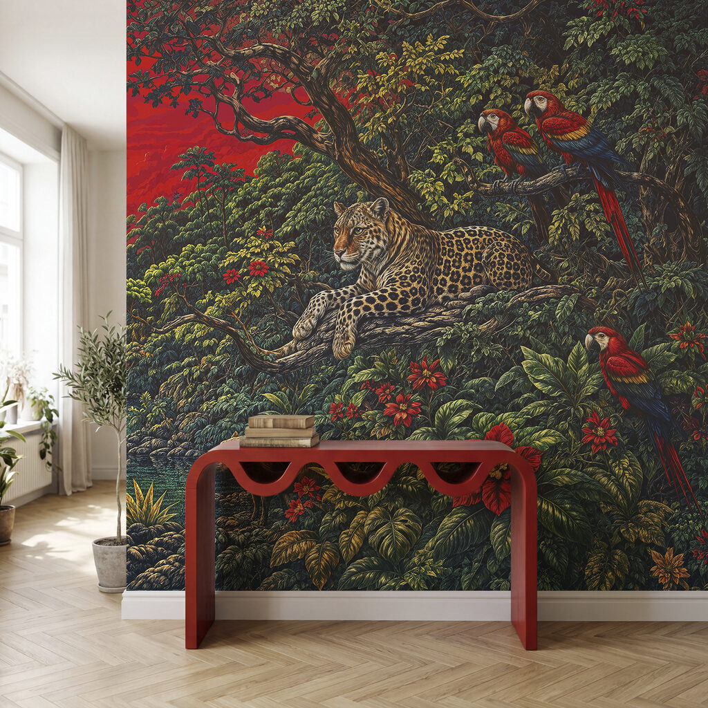 Giungla sotto cielo rosso — ambiente 3