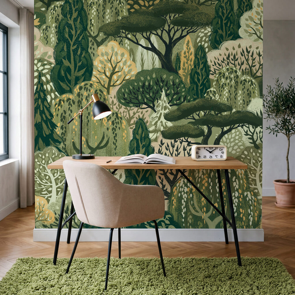 Alberi eleganti in un ambiente