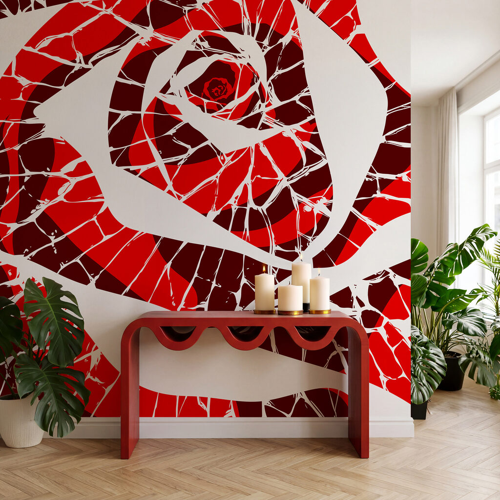Rosa in mosaico — ambiente 3