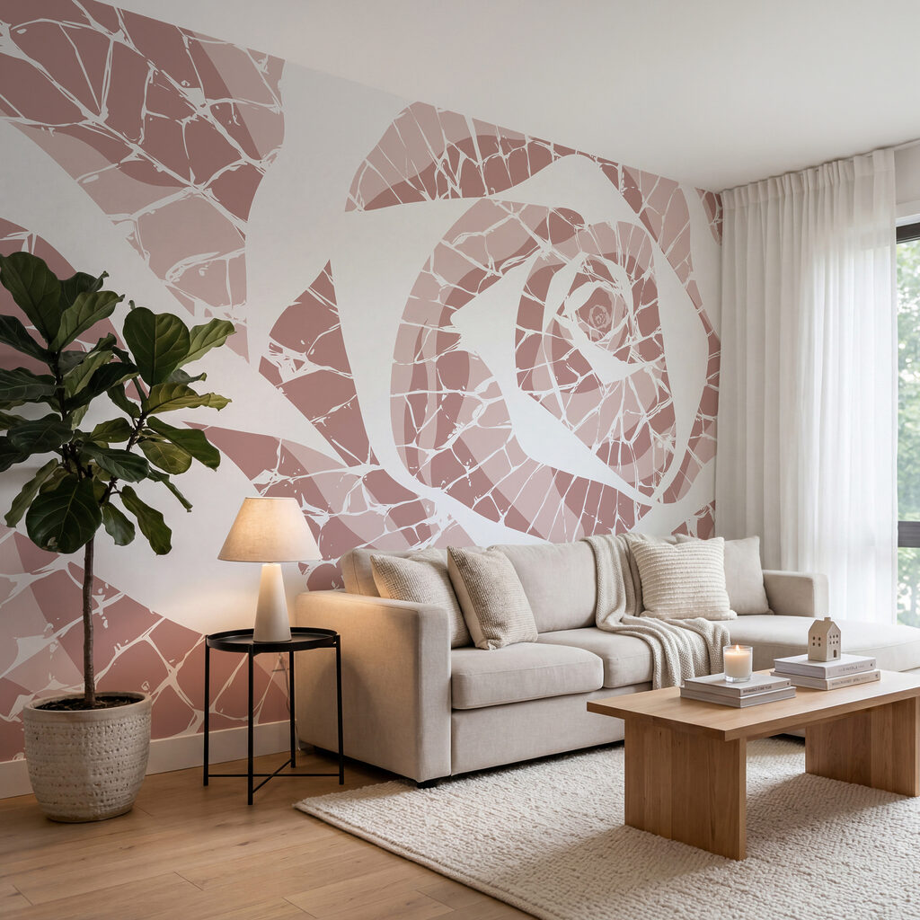 Rosa in mosaico — ambiente 1