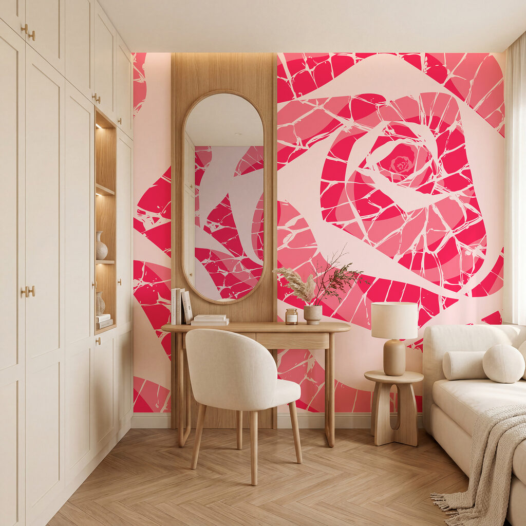 Rosa in mosaico — ambiente 2