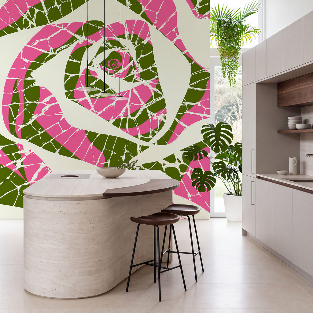 Rosa in mosaico — ambiente 1