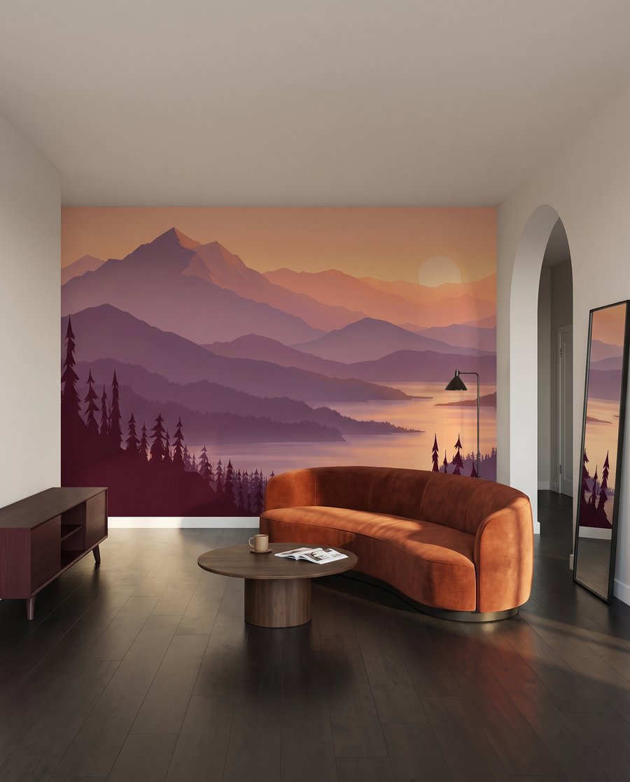 Luce serale sui monti — ambiente 2
