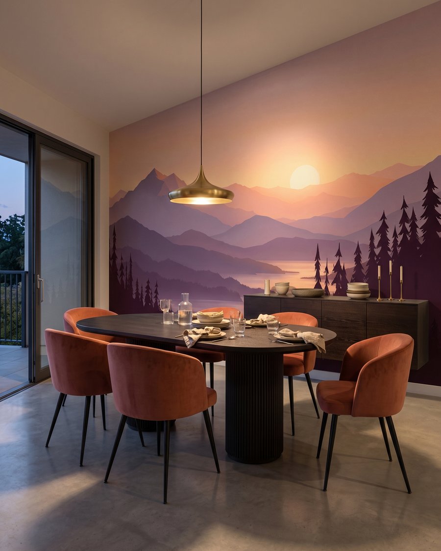 Luce serale sui monti — ambiente 5