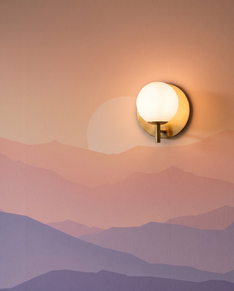 Luce serale sui monti — dettaglio