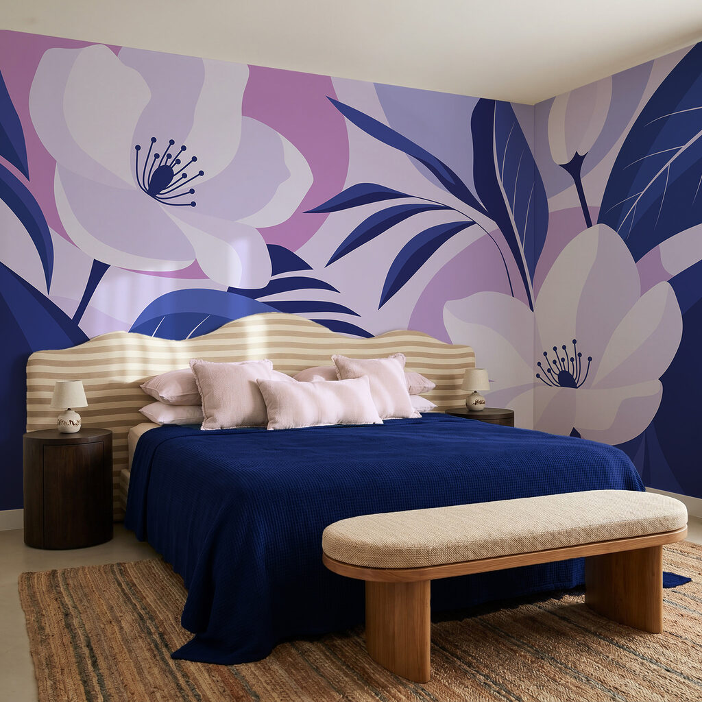 Fiori tra grandi foglie — ambiente 1