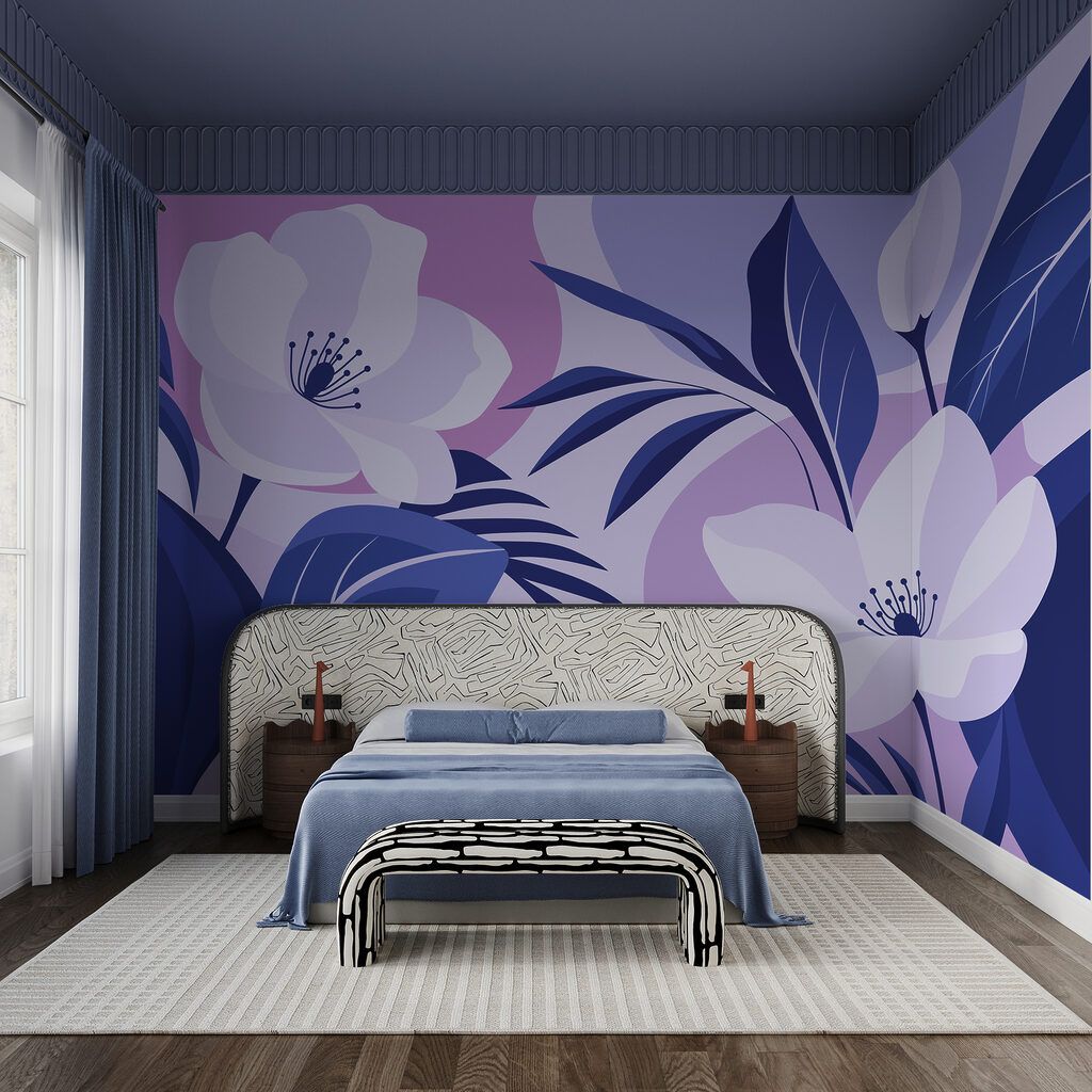 Fiori tra grandi foglie — ambiente 2