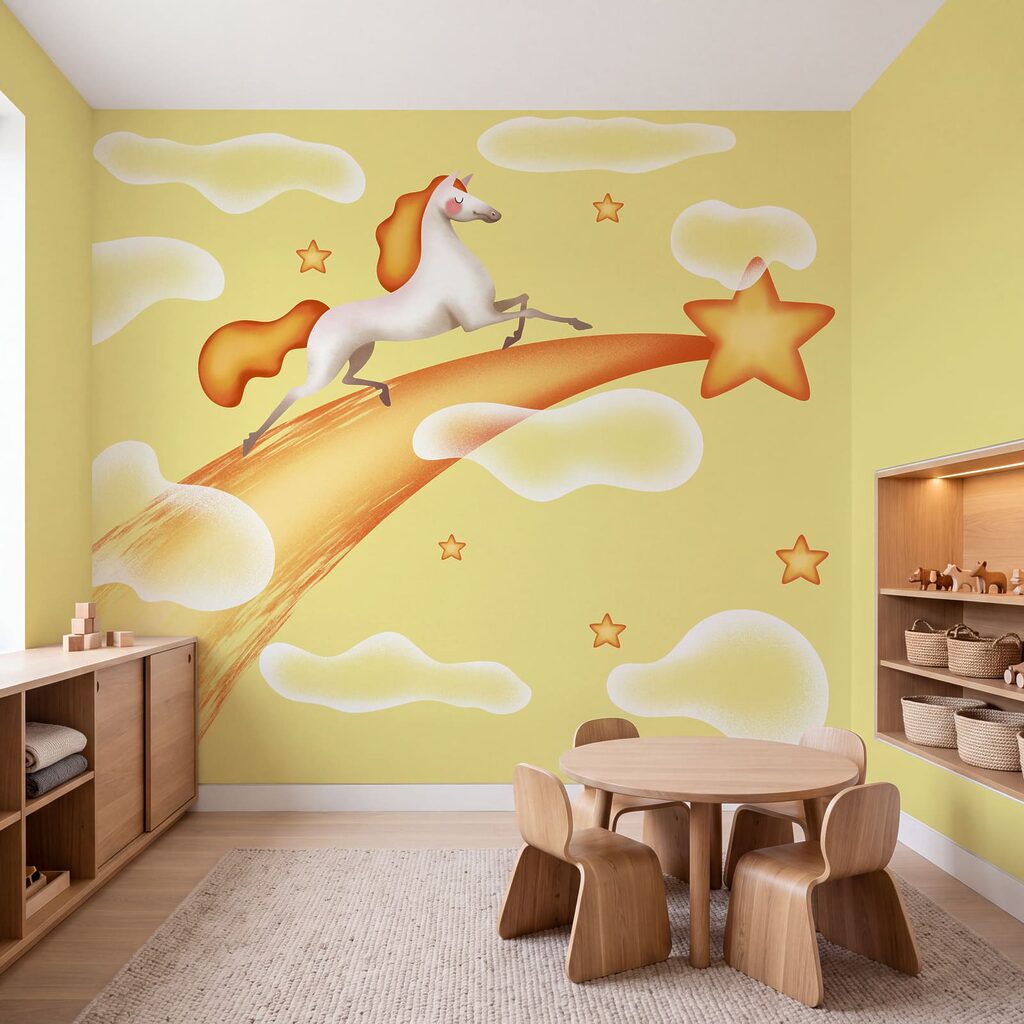 Unicorno sulla stella cadente — ambiente 2