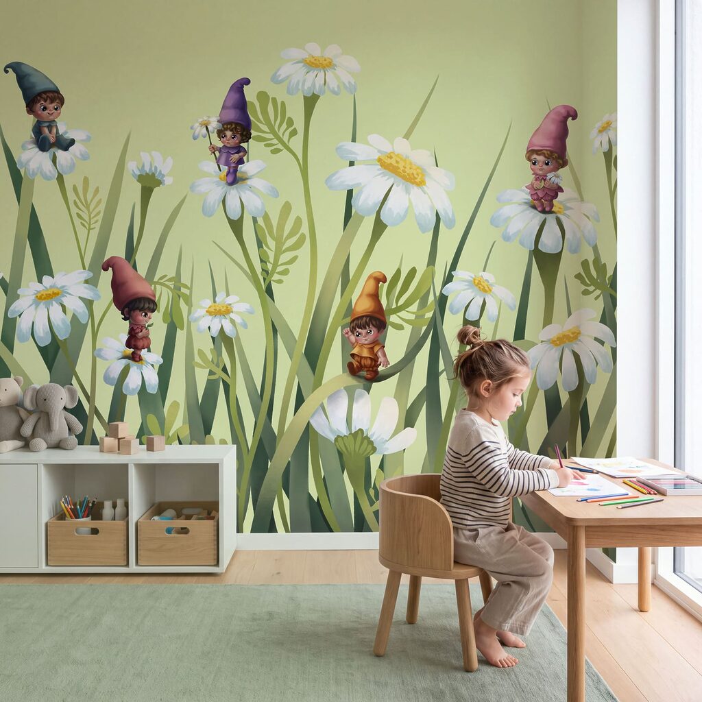 Gnomi tra i fiori — ambiente 3