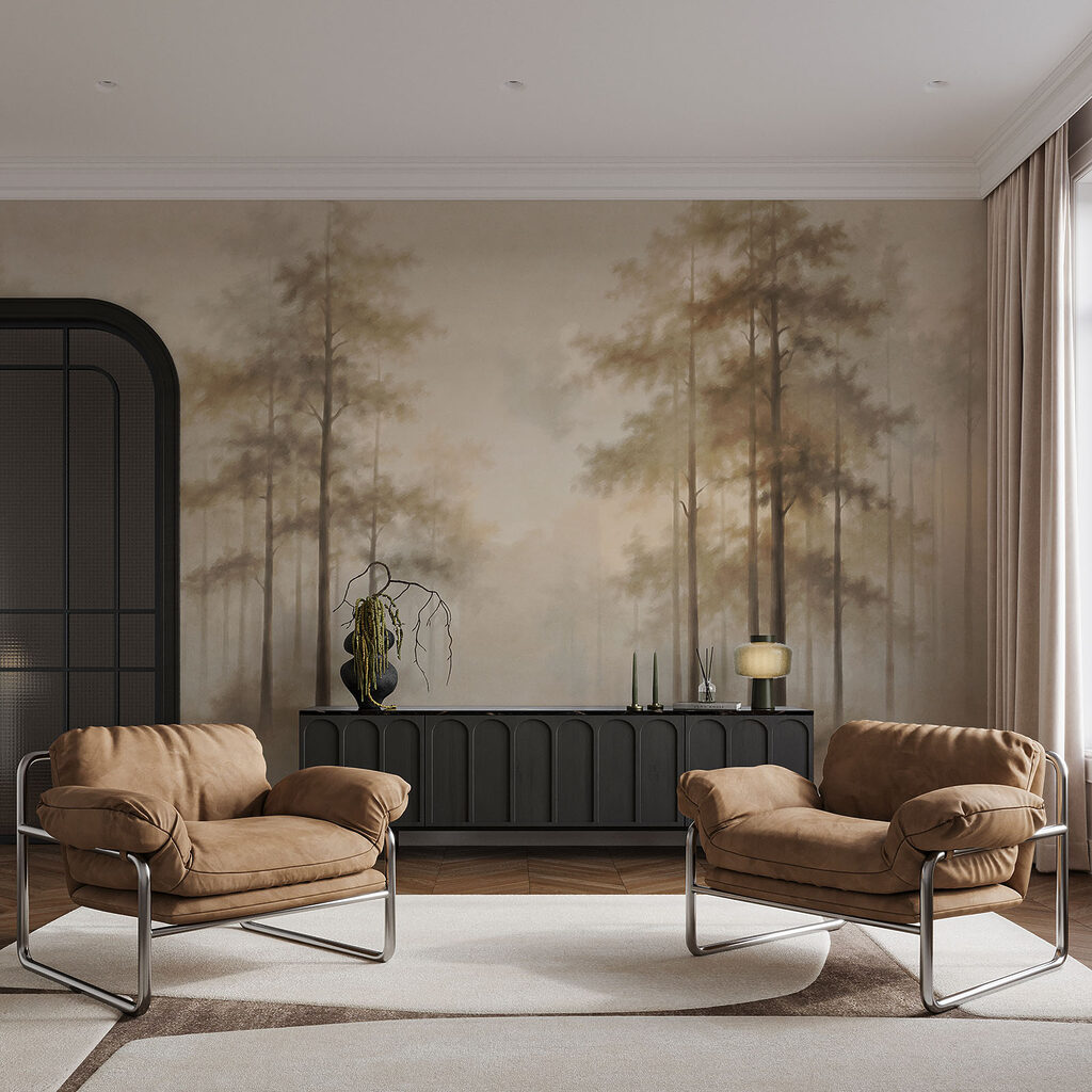 Alberi snelli nella nebbia — ambiente 2