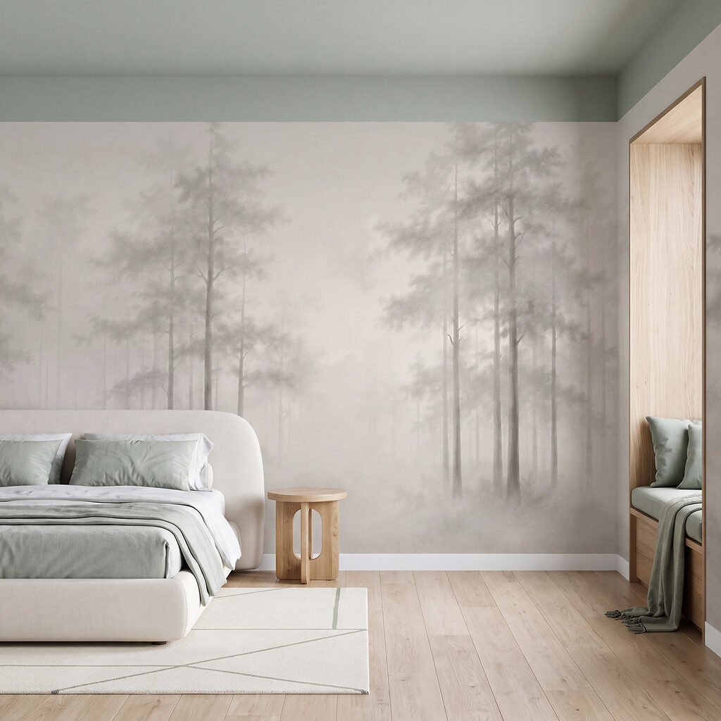 Alberi snelli nella nebbia — ambiente 2