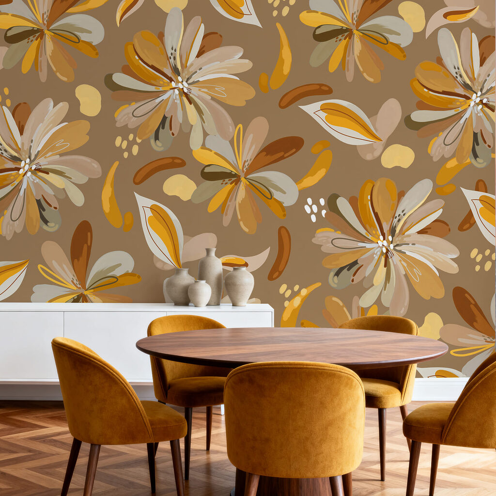 Fiori come piume colorate — ambiente 4