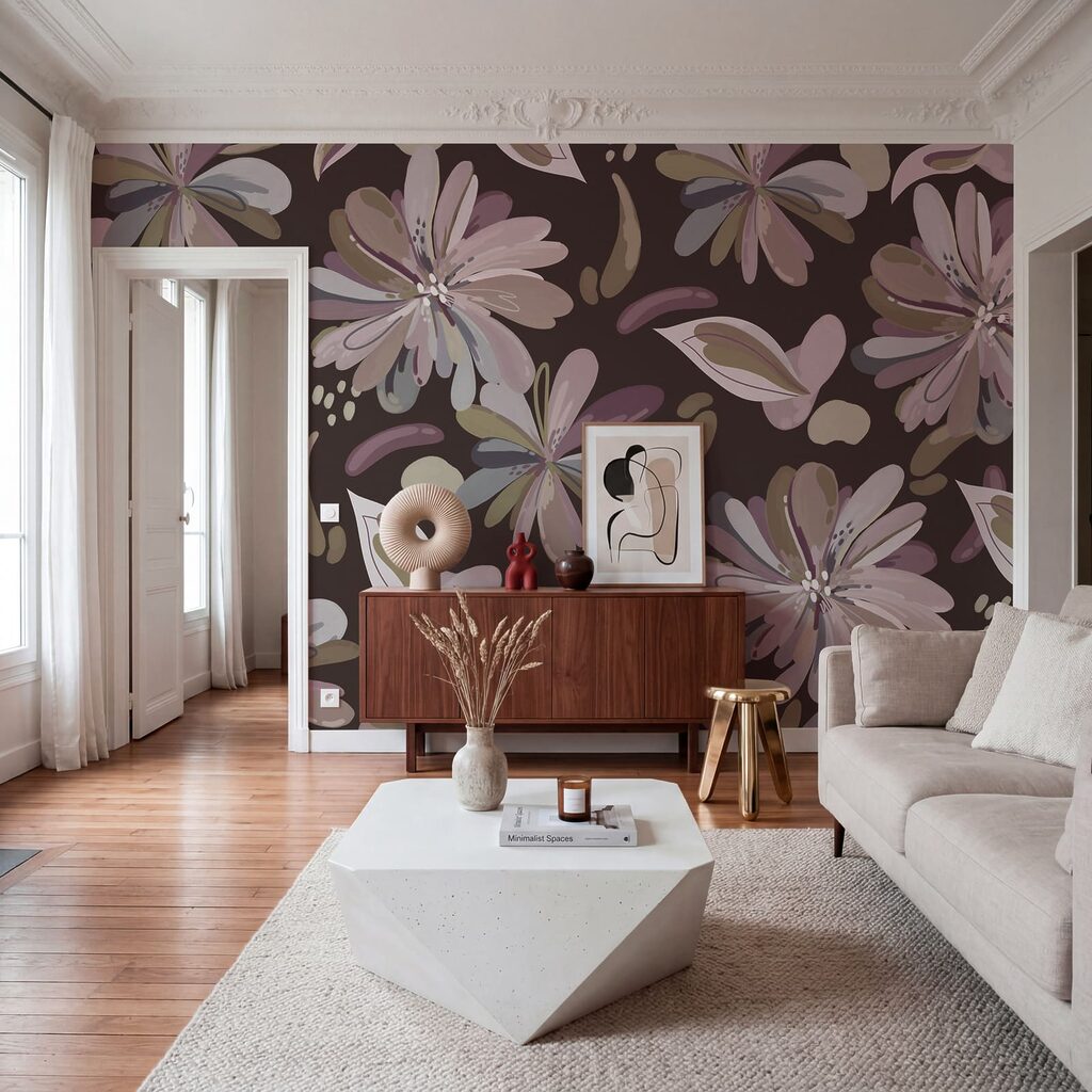 Fiori come piume colorate — ambiente 3