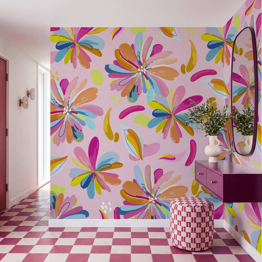 Fiori come piume colorate — ambiente 2