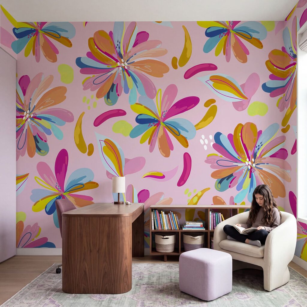 Fiori come piume colorate — ambiente 5