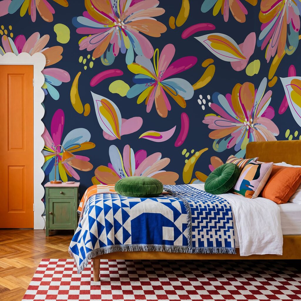 Fiori come piume colorate — ambiente 1