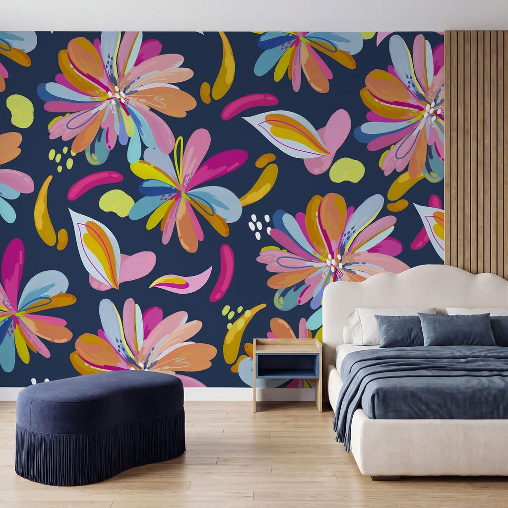 Fiori come piume colorate — ambiente 2