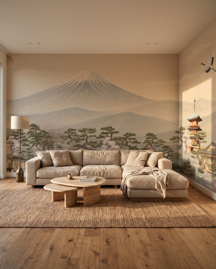 Pagoda davanti alla montagna — ambiente 1