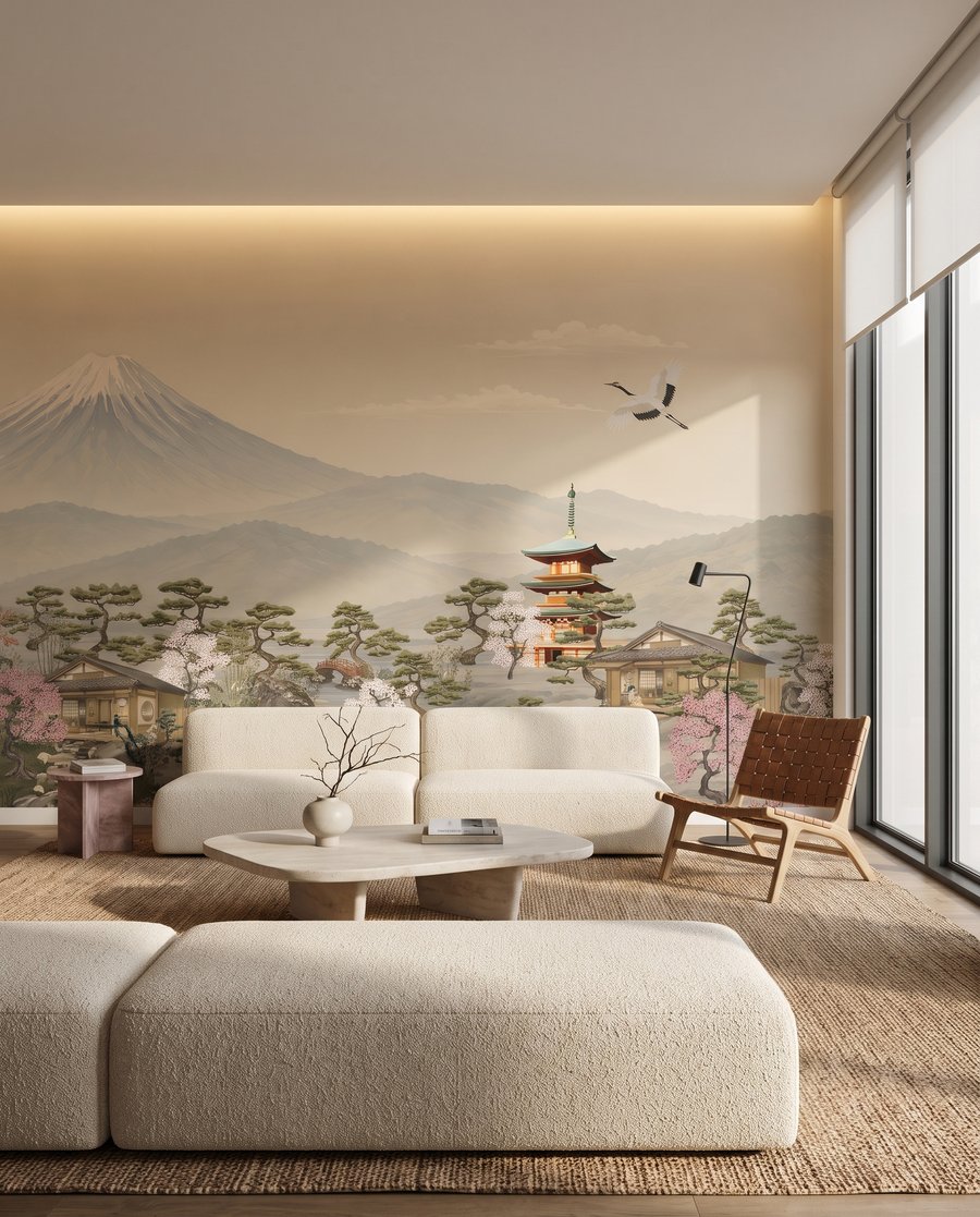 Pagoda davanti alla montagna — ambiente 5
