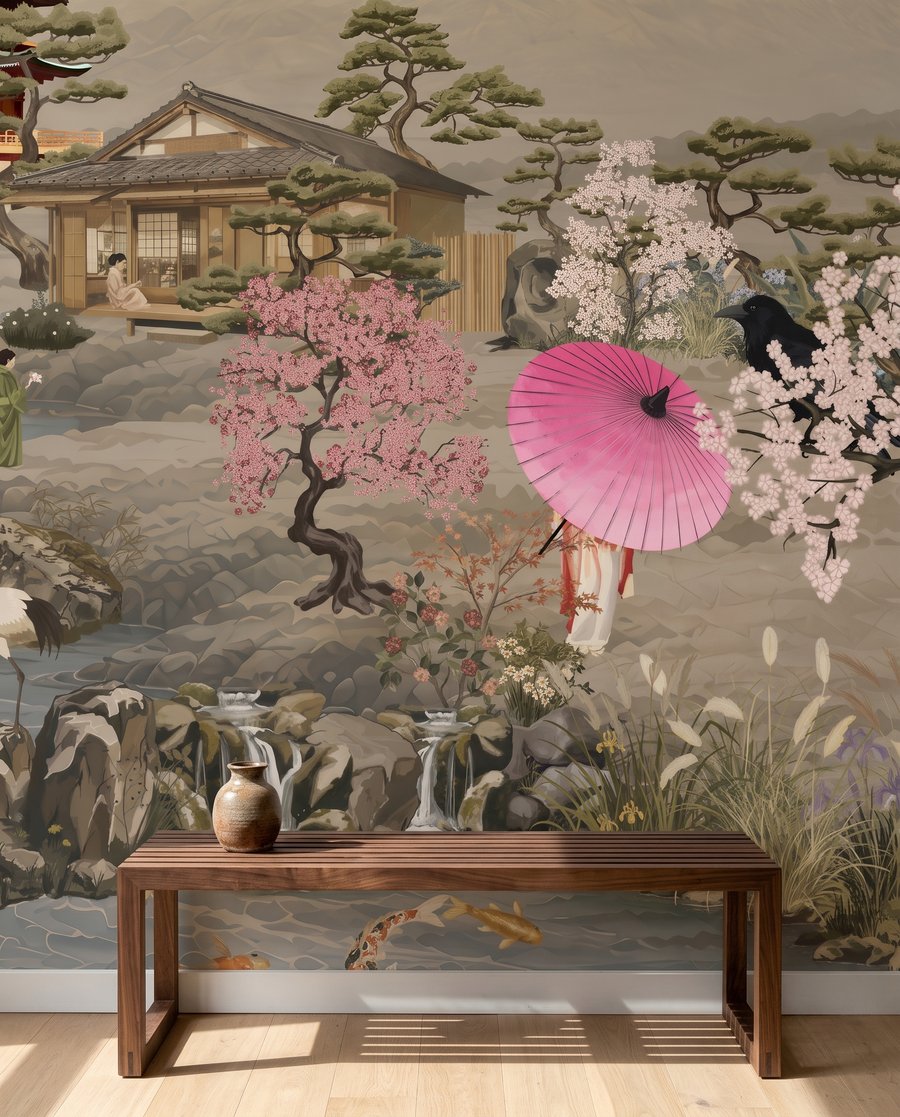 Pagoda davanti alla montagna — ambiente 6