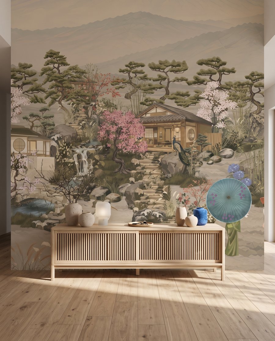 Pagoda davanti alla montagna — ambiente 2