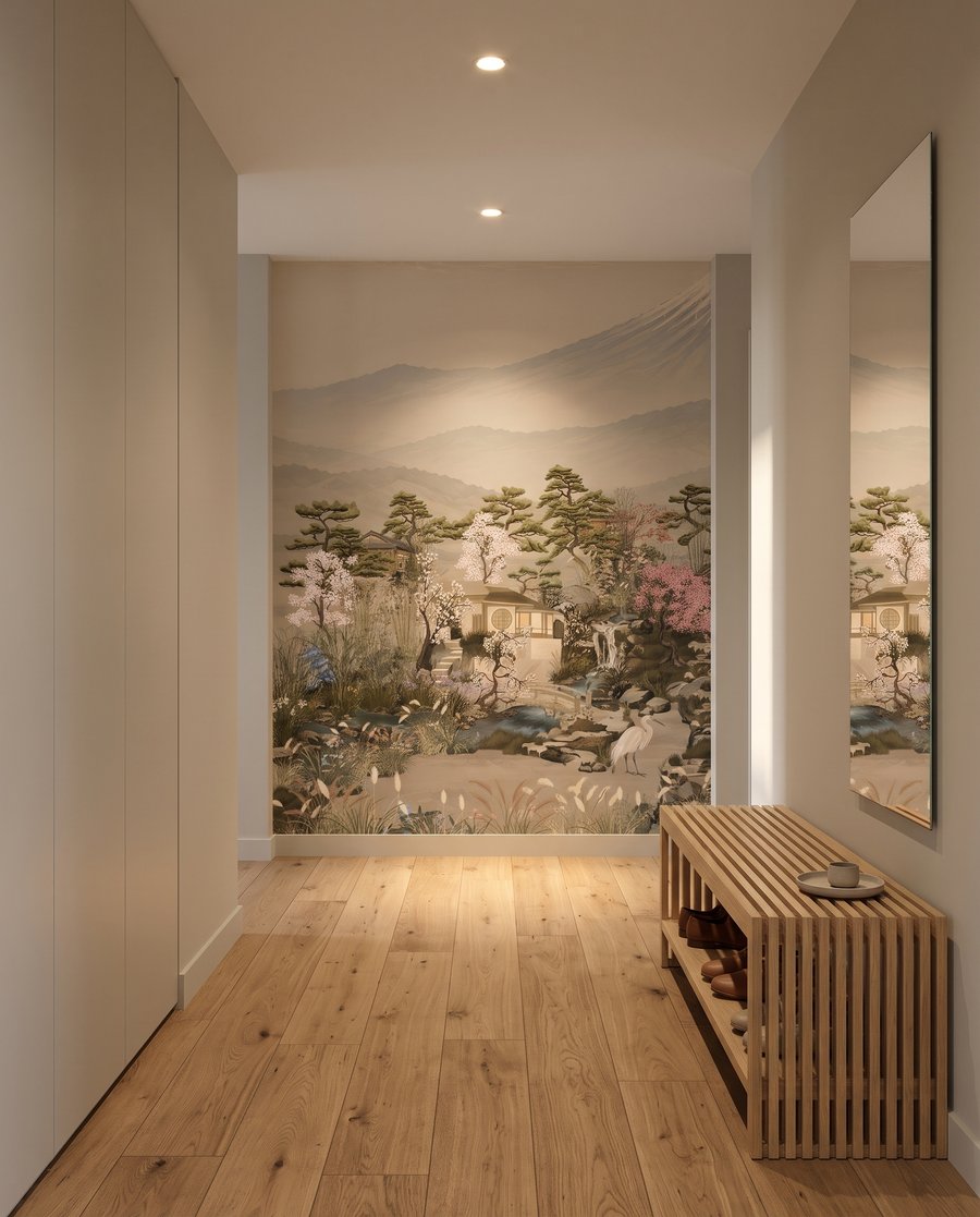 Pagoda davanti alla montagna — ambiente 8