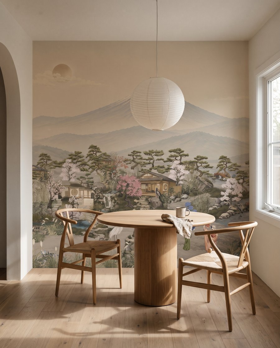 Pagoda davanti alla montagna — ambiente 4
