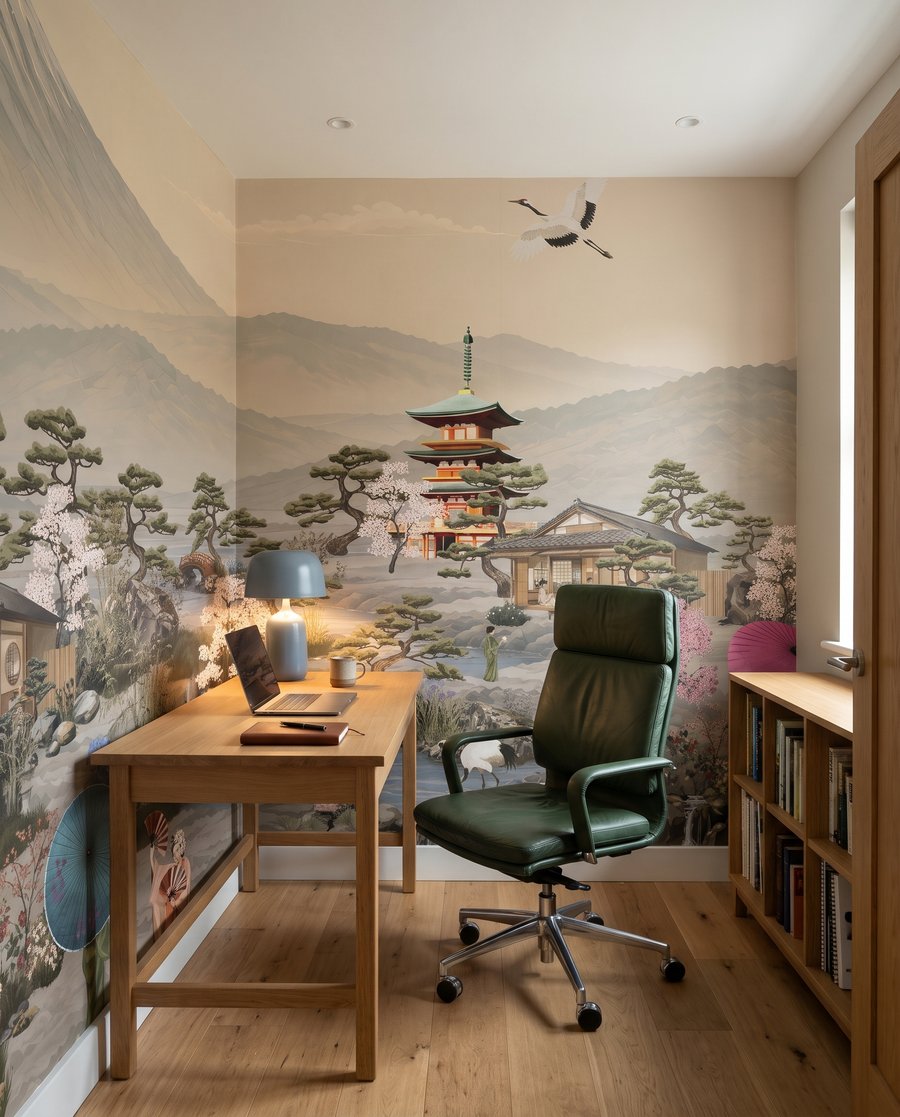 Pagoda davanti alla montagna — ambiente 7