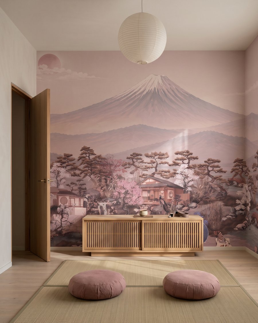 Pagoda davanti alla montagna — ambiente 6