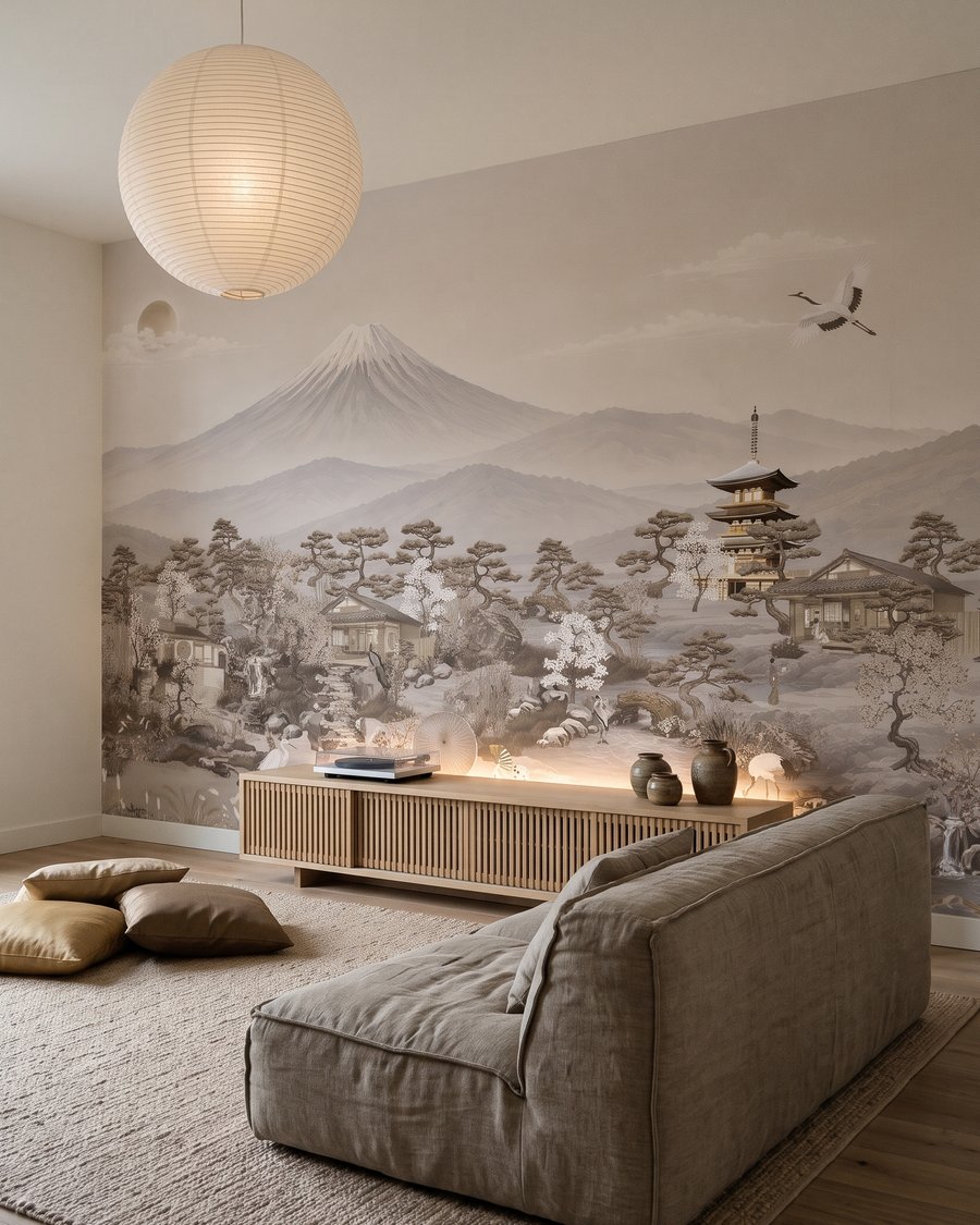 Pagoda davanti alla montagna — ambiente 1