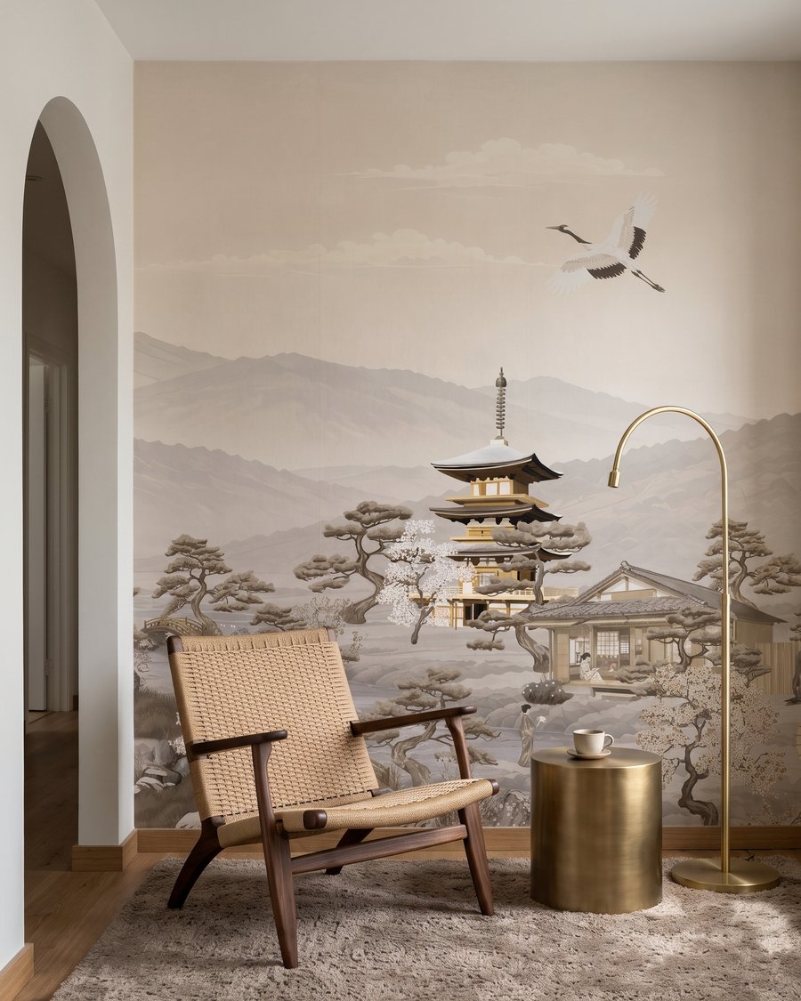 Pagoda davanti alla montagna — ambiente 3