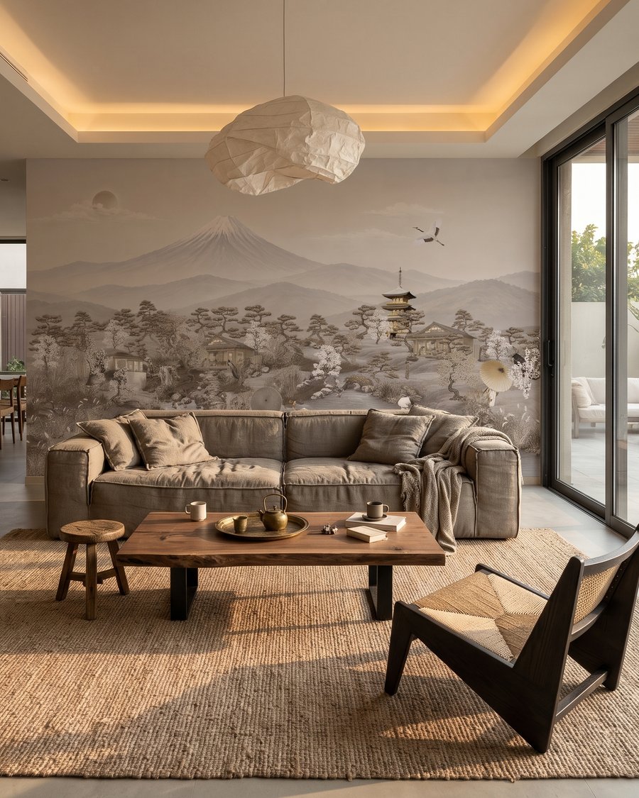 Pagoda davanti alla montagna — ambiente 4