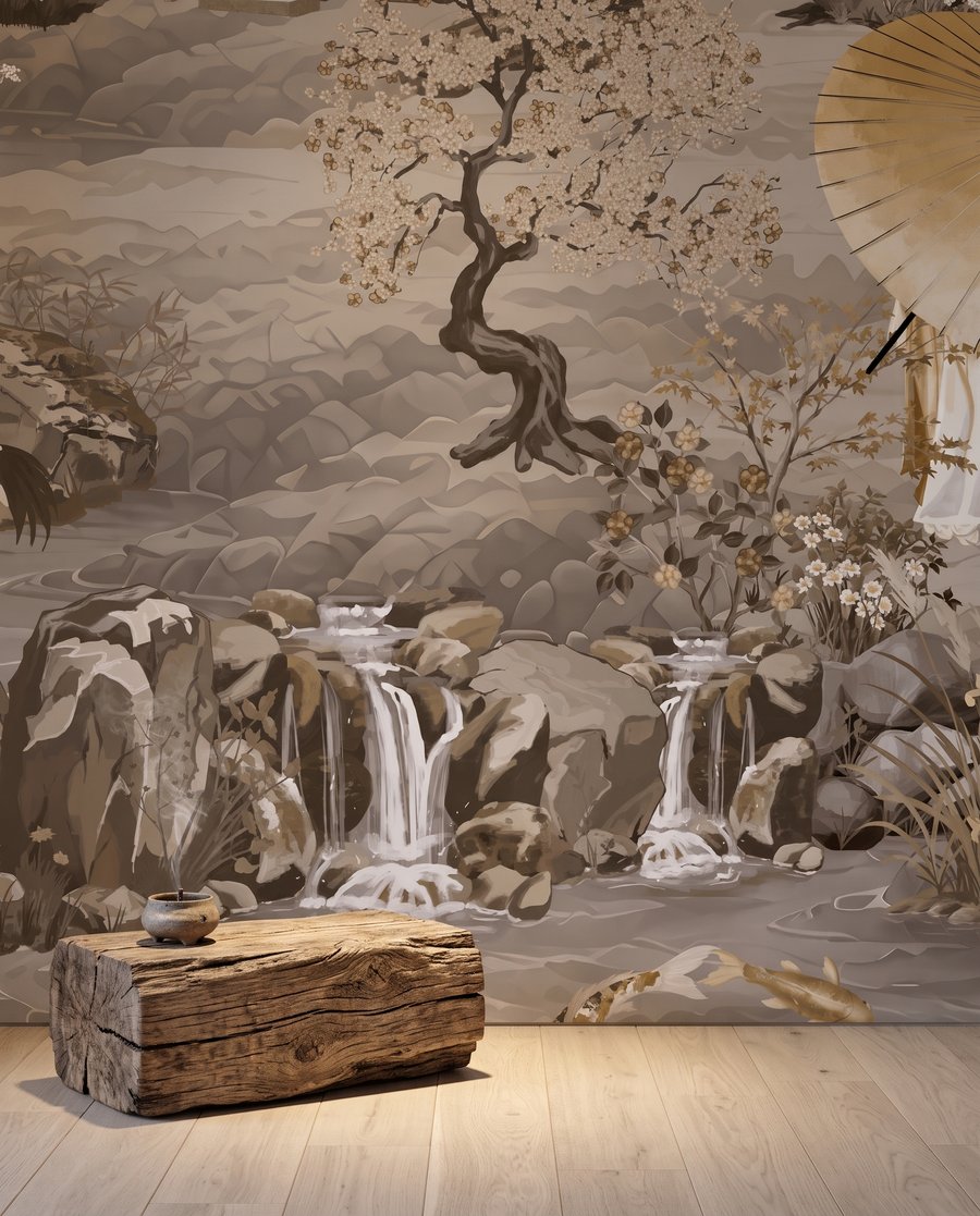 Pagoda davanti alla montagna — ambiente 8