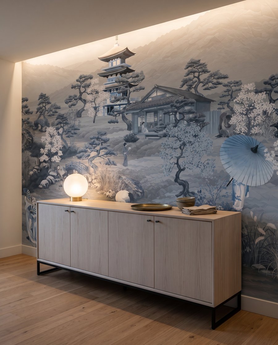 Pagoda davanti alla montagna — ambiente 2