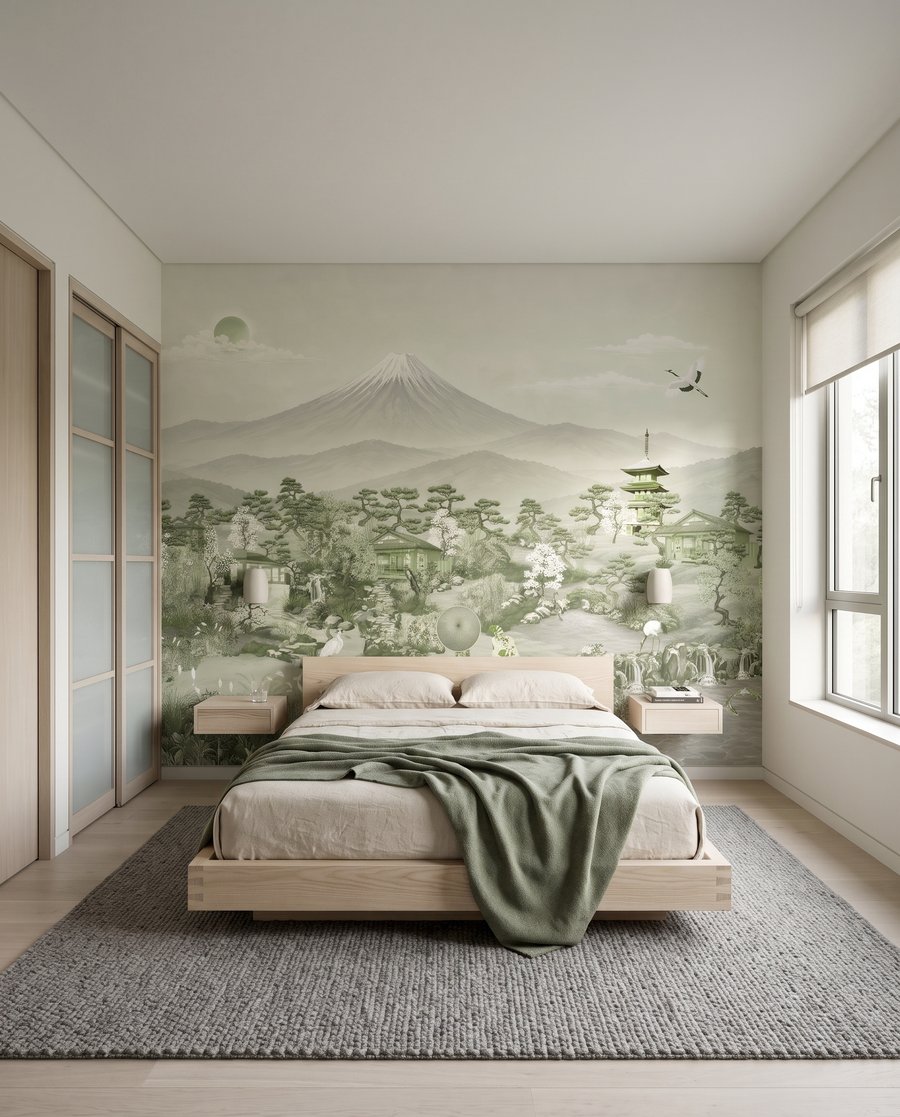 Pagoda davanti alla montagna — ambiente 7