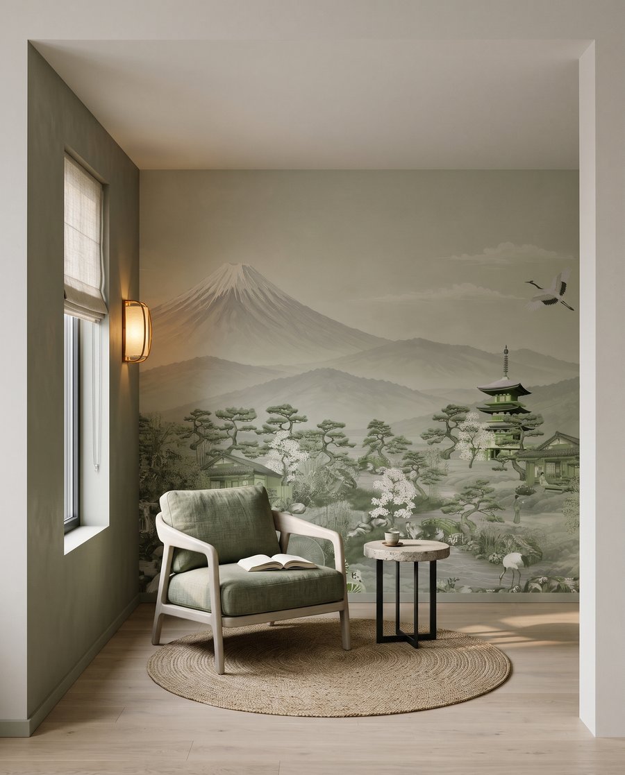 Pagoda davanti alla montagna — ambiente 3