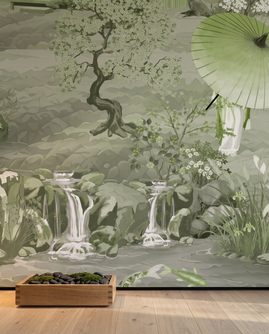 Pagoda davanti alla montagna — ambiente 6