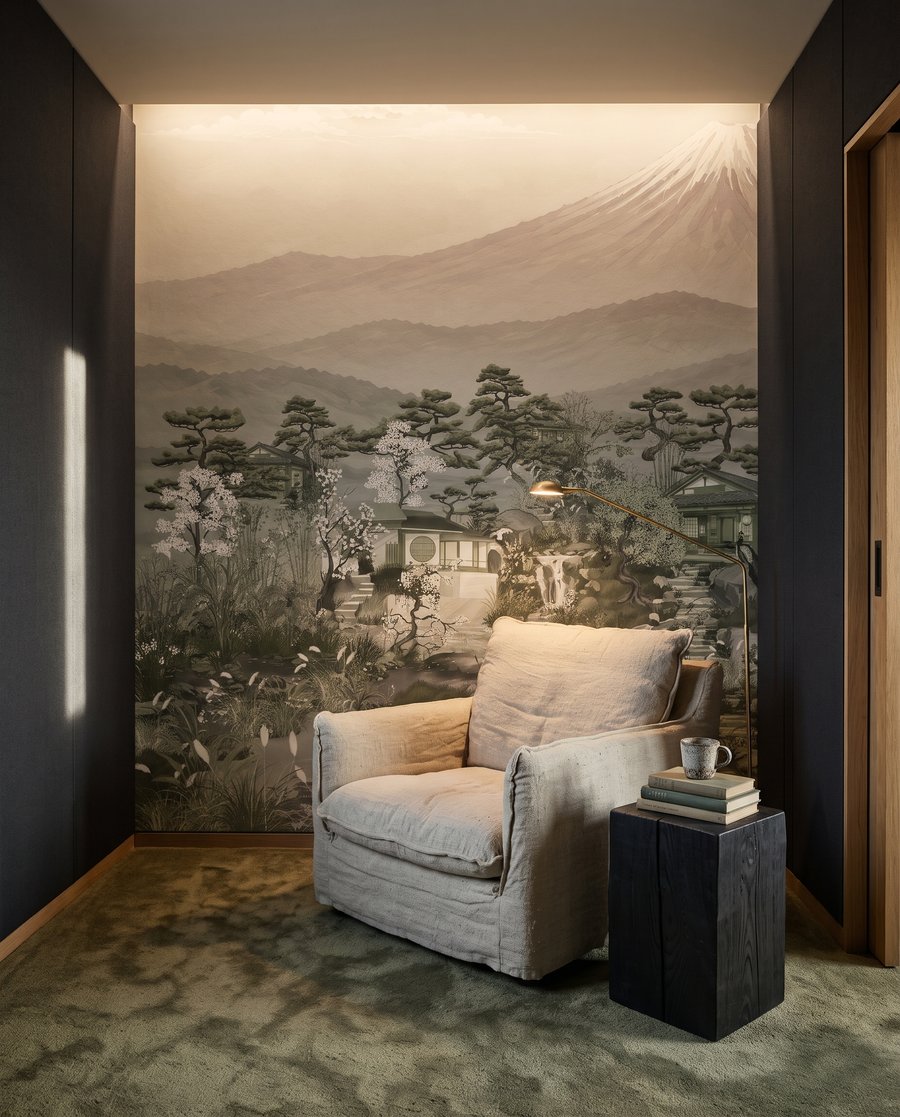 Pagoda davanti alla montagna — ambiente 8