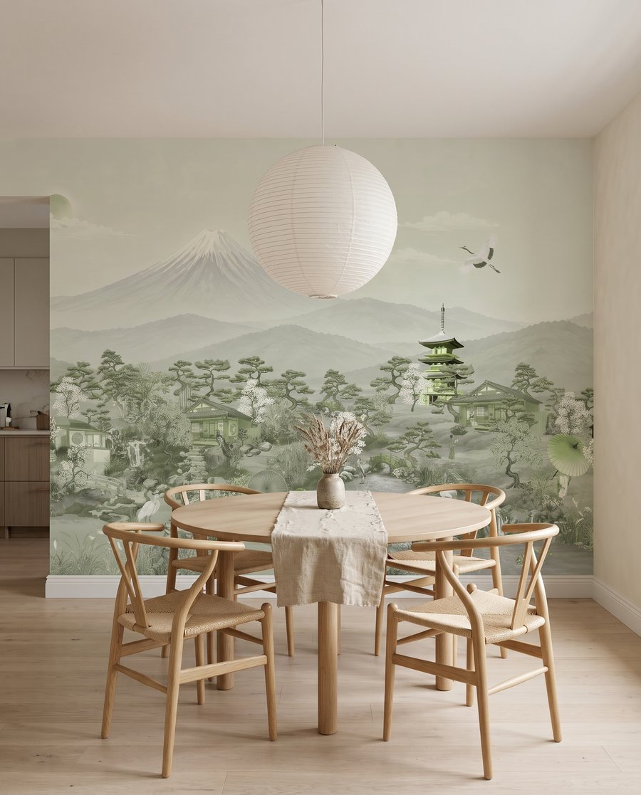 Pagoda davanti alla montagna — ambiente 5