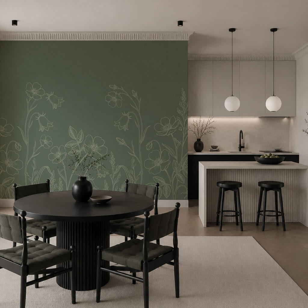 Fiori in linee sottili — ambiente 3