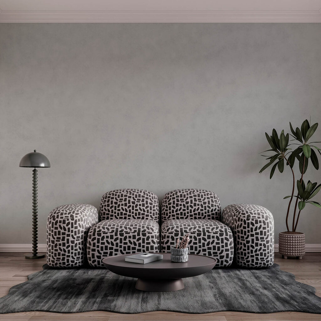 Velo di grigio azzurro — ambiente 3