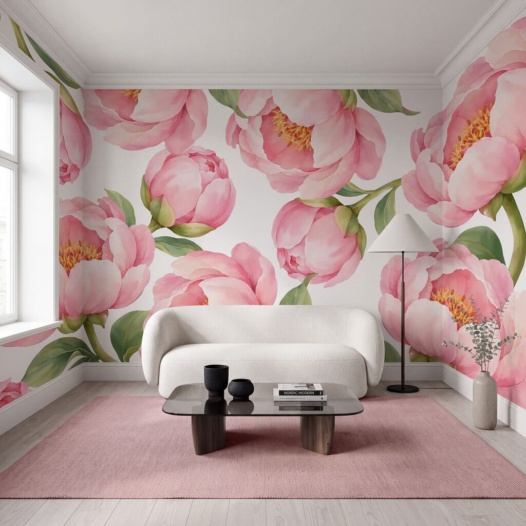 Fiori rosa aperti — ambiente 3