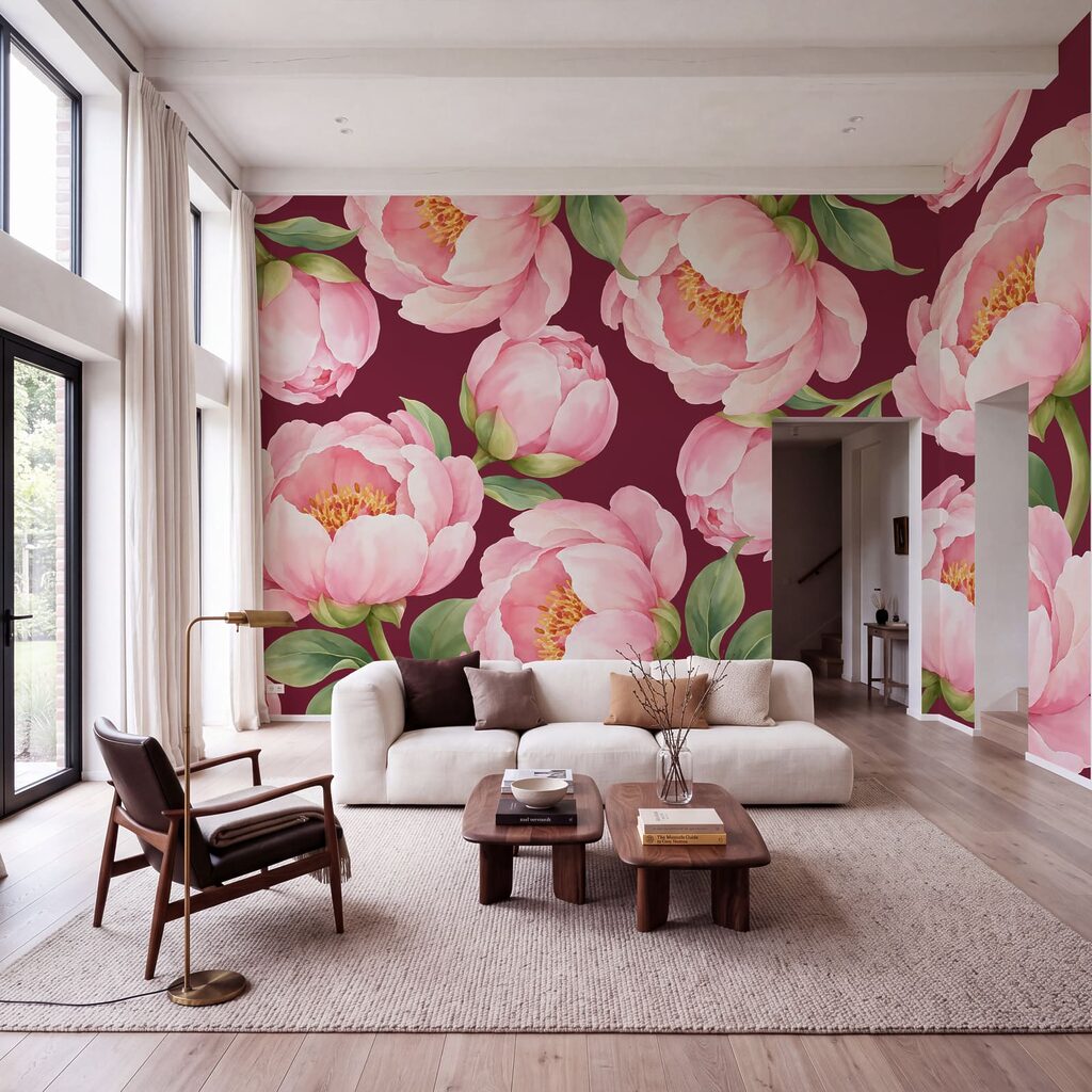 Fiori rosa aperti — ambiente 3